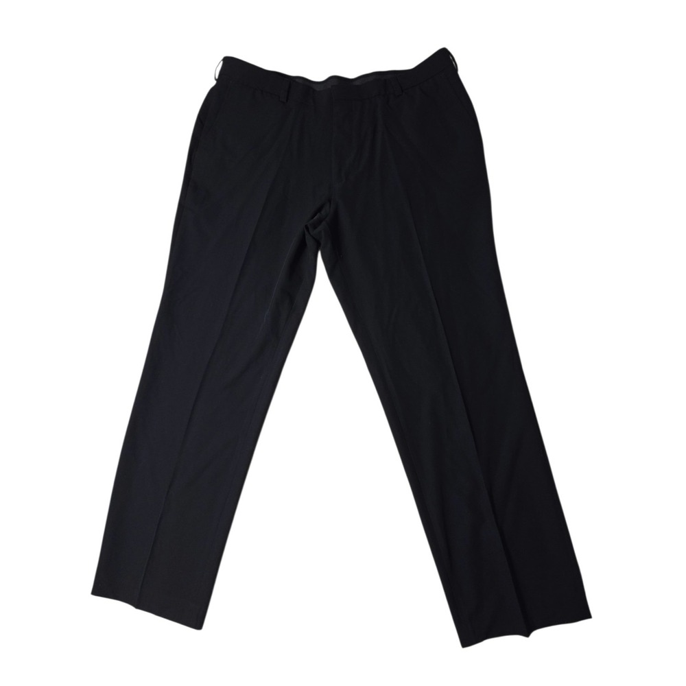 George Performance Dress Pants Stretch Black Wrinkle Resistant 38x30 NWT